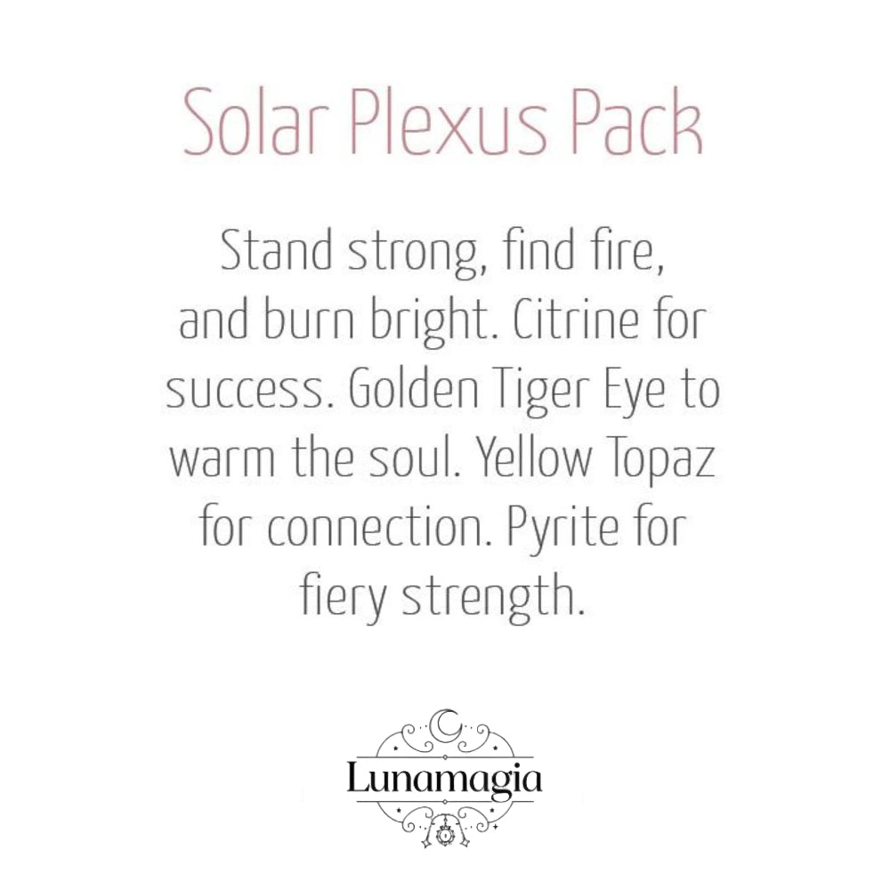 Solar Plexus Chakra Pack