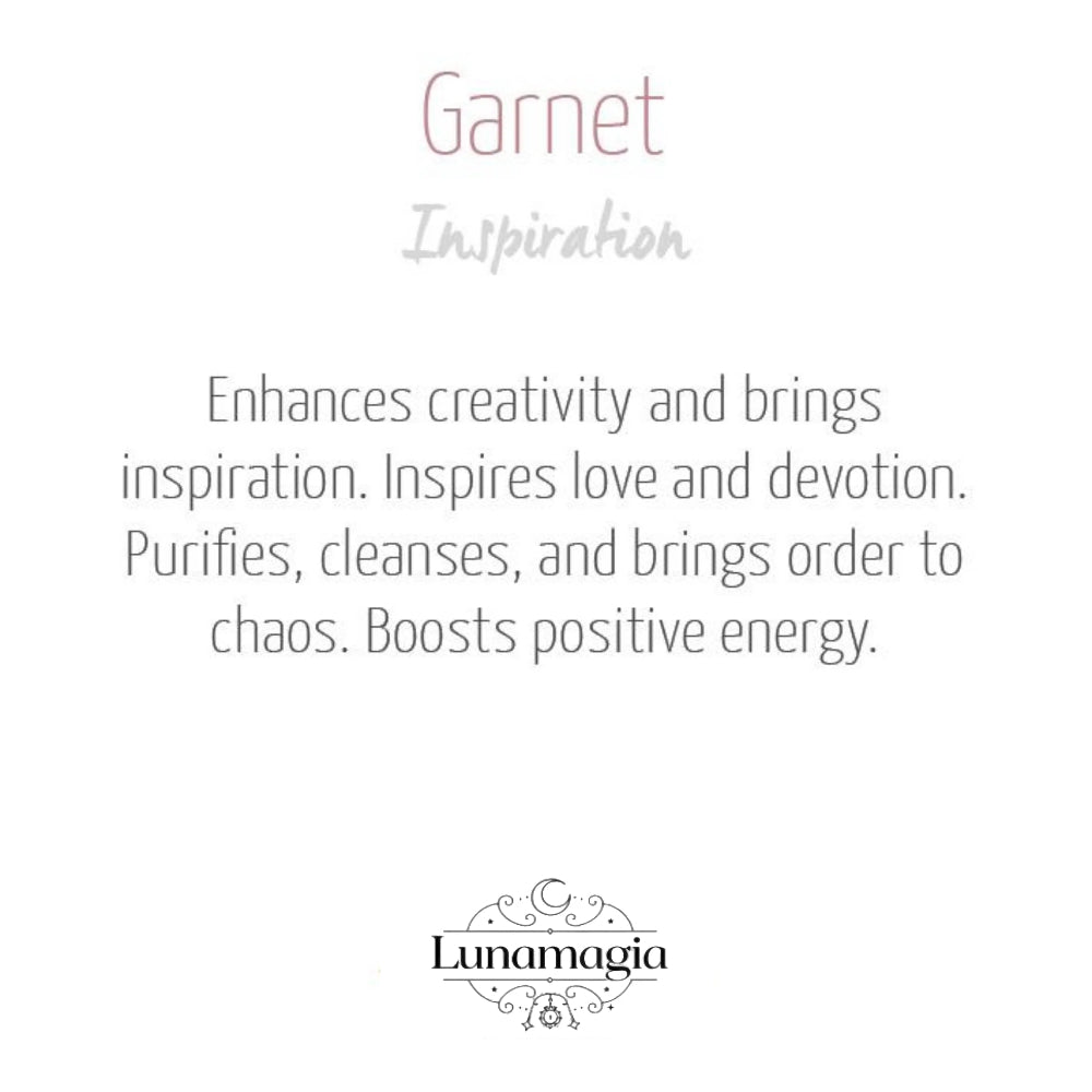 Garnet Energy Bracelet