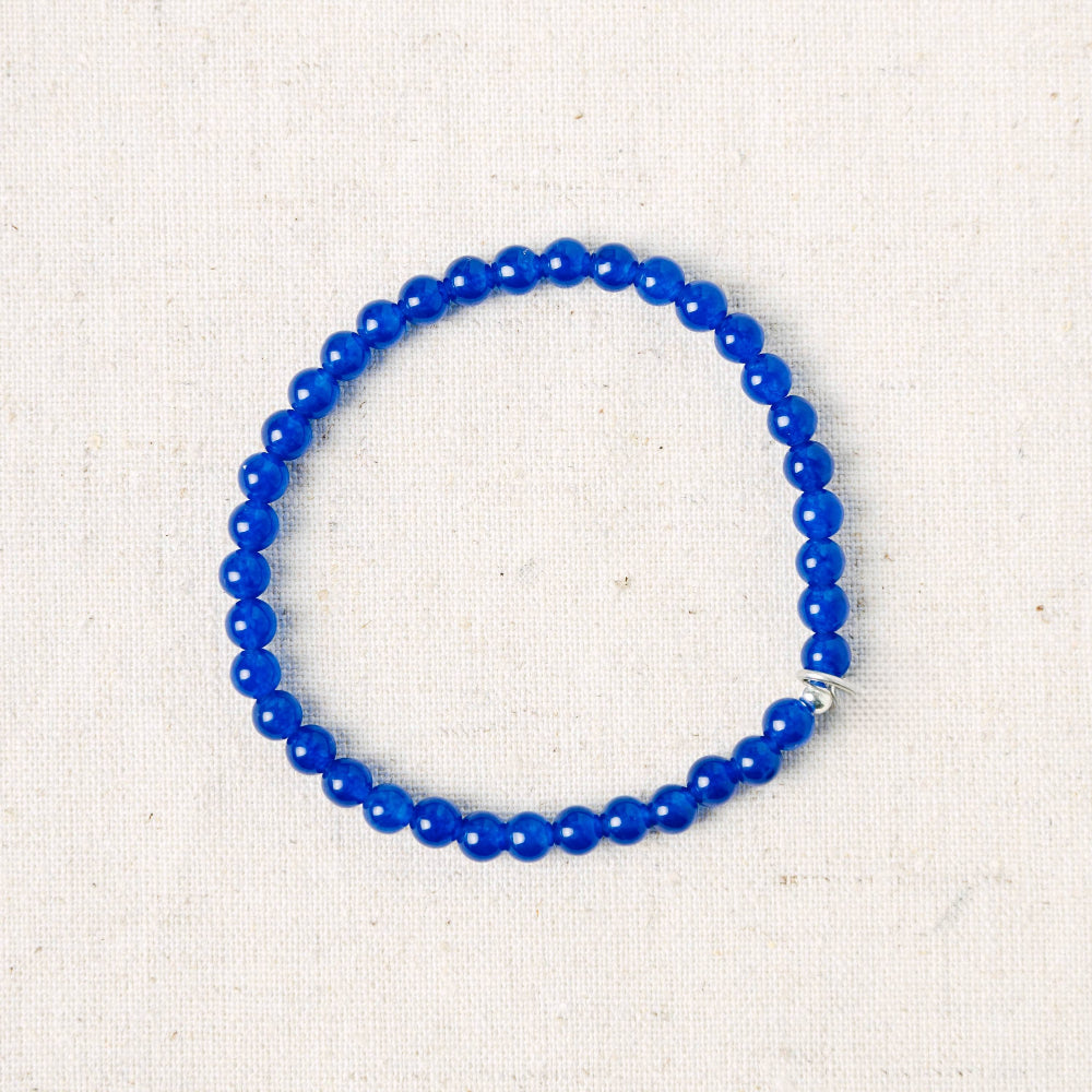 Dark Blue Jade Energy Bracelet