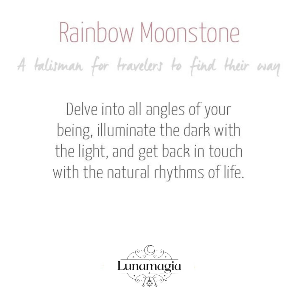Rainbow Moonstone Energy Bracelet