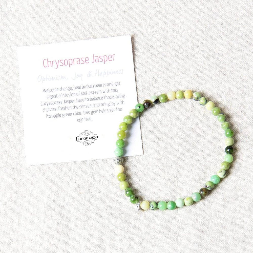 Chrysoprase Jasper Energy Bracelet