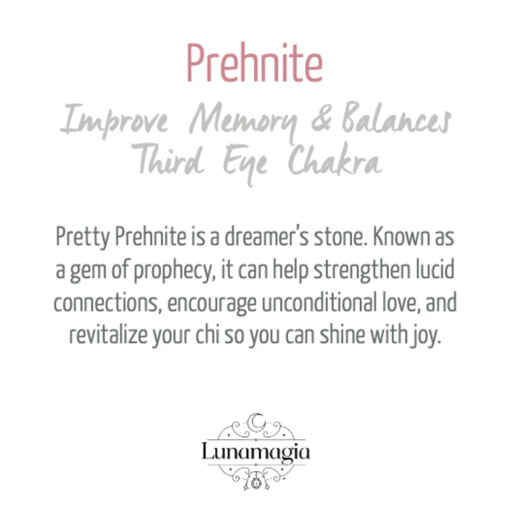 Genuine Prehnite Energy Bracelet