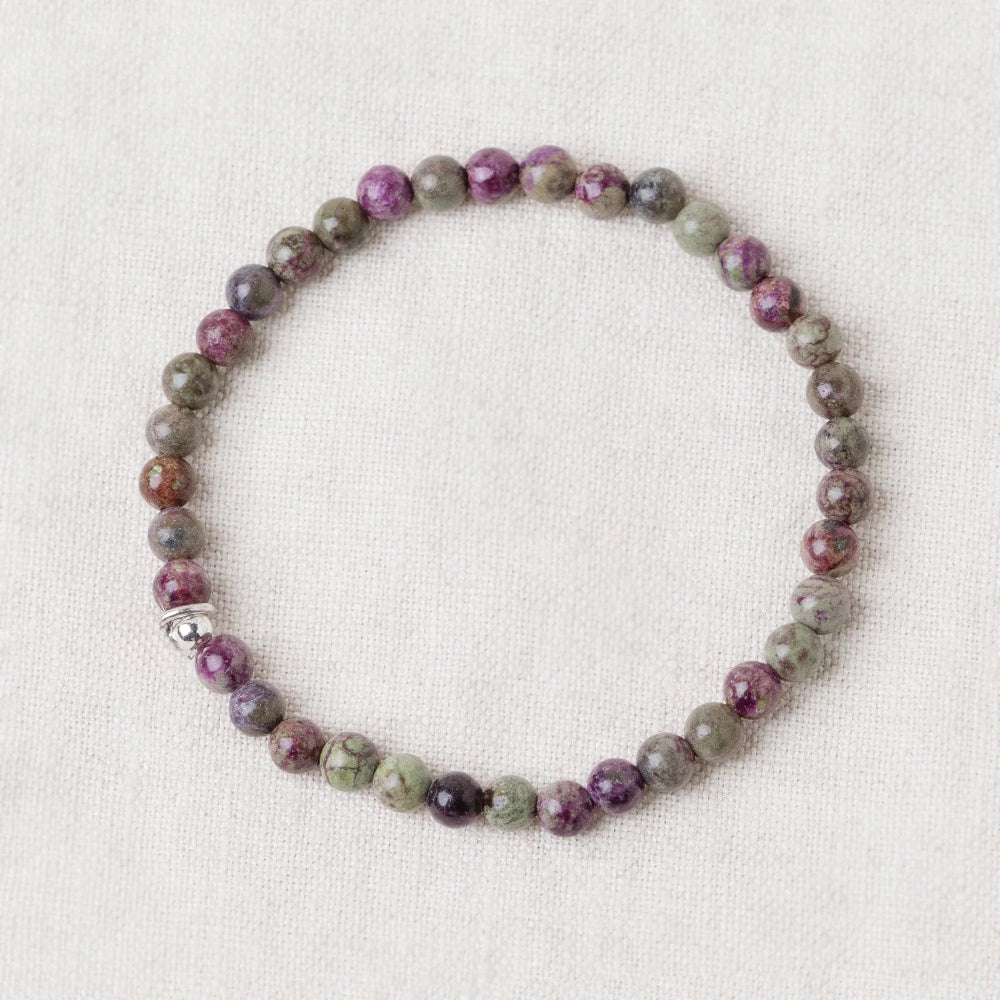 Sugilite (Atlantisite Stichtite) Energy Bracelet