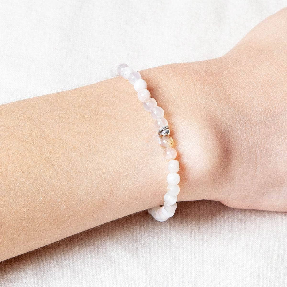 Sakura Cherry Blossom Agate Energy Bracelet