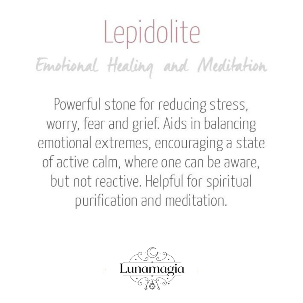 Lepidolite Energy Bracelet