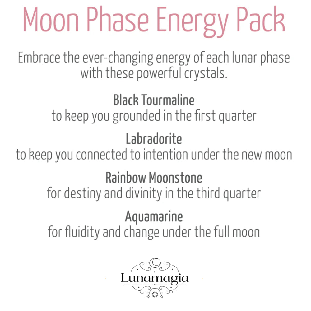 Moon Phase Energy Bracelets Pack