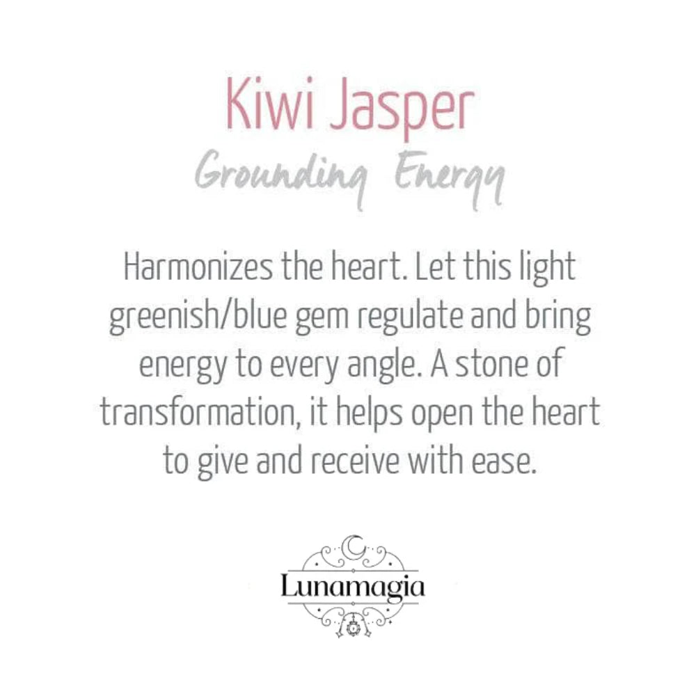 Kiwi Jasper Energy Bracelet