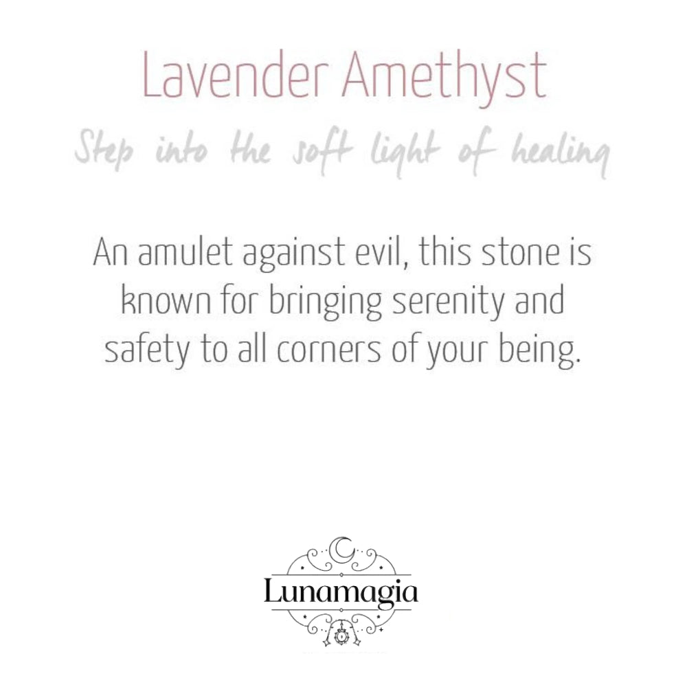 Lavender Amethyst Energy Bracelet
