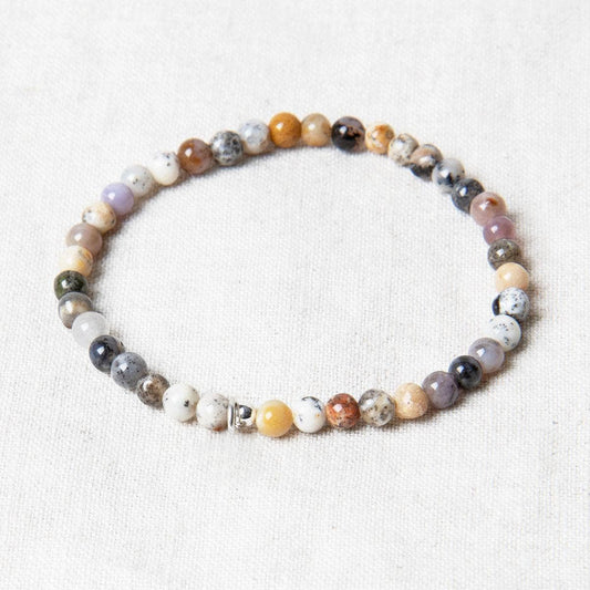 Yellow Dendritic Opal Energy Bracelet