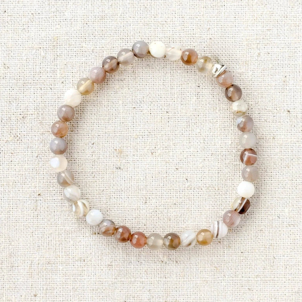 Botswana Agate Energy Bracelet