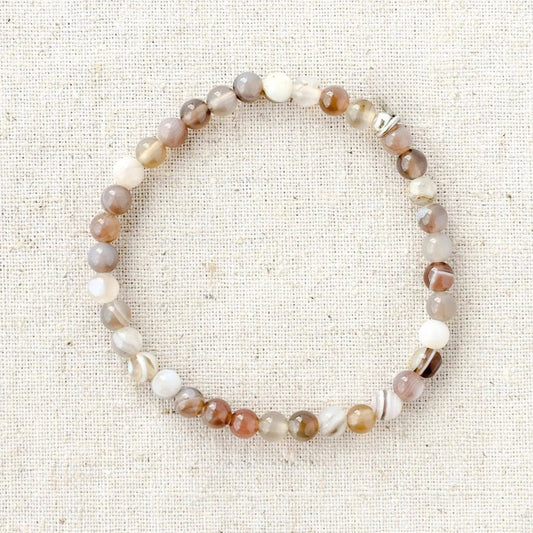 Botswana Agate Energy Bracelet