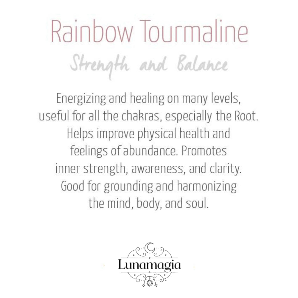 Rainbow Tourmaline Energy Bracelet