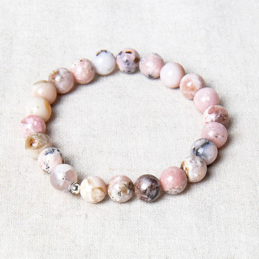 Peruvian Pink Opal Energy Bracelet 8mm